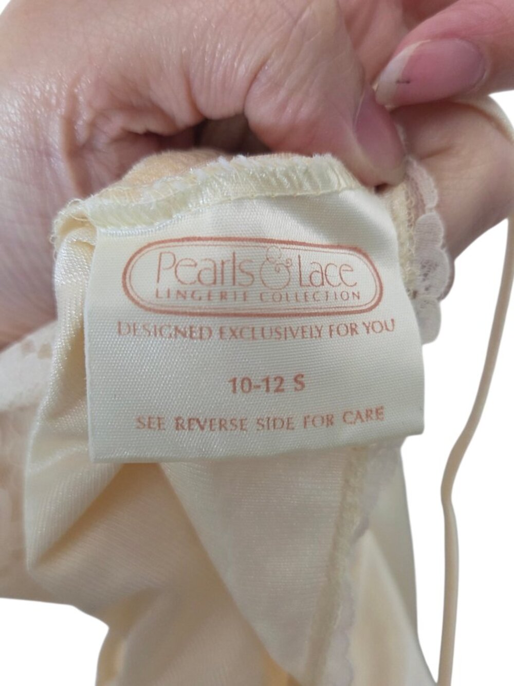 Vintage Empire Waist Lace Slip Dress - Picture 6 of 7